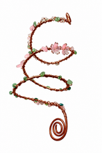 Load image into Gallery viewer, Blossom Fairy Copper Arm Cuff
