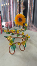 Load image into Gallery viewer, Sunflower Copper Arm Cuff
