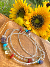 Load image into Gallery viewer, 7 Chakra Waist Bead &amp; Anklet Set

