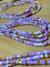 Load image into Gallery viewer, Lavender, White , Gold mix
