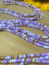 Load image into Gallery viewer, Lavender, White , Gold mix
